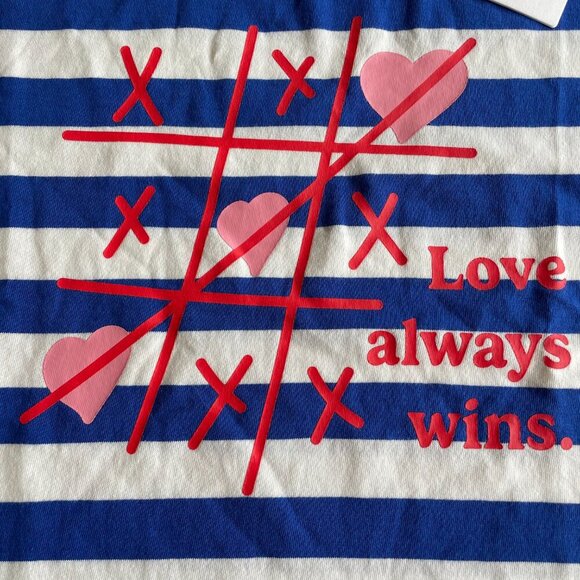 NEW Finding Foxtale Girl's "Love Always Wins" Cotton T-Shirt - Picture 3 of 9